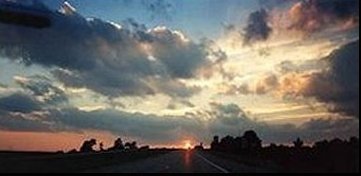 sunset.