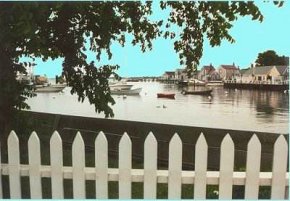 fence overlooking bay