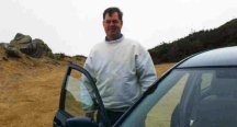 tom at car